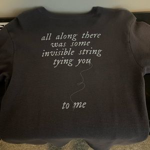 Official Taylor Swift merch Invisible String thermal